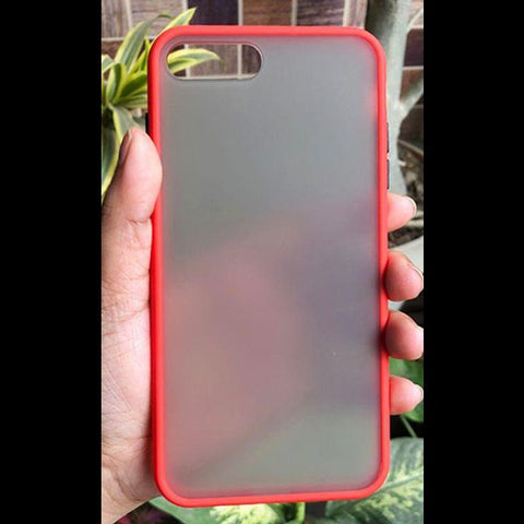 Red Smoke Silicone Safe case for Apple iphone 8 plus