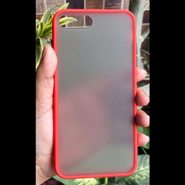 Red Smoke Silicone Safe case for Apple iphone 7 plus