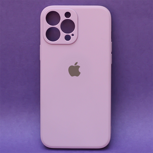 Purple Original Camera Safe Silicone Case for Apple Iphone 14 Pro