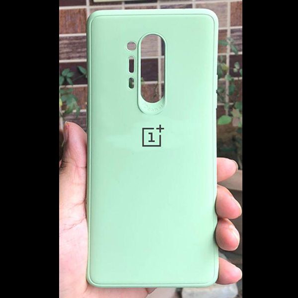 Light Green Silicone Case for Oneplus 8 pro