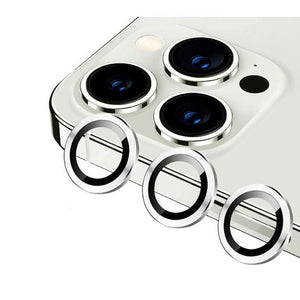 Silver Metallic camera ring lens guard for Apple iphone 14 Pro Max