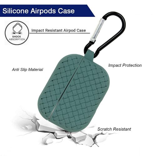 Green Stylish Silicone Case For Apple Airpods Pro