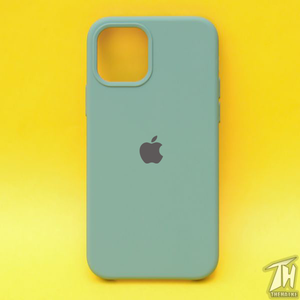 Green Original Silicone case for Apple iphone 13 mini