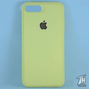 Light Green Silicone Case for Apple iphone 7 plus