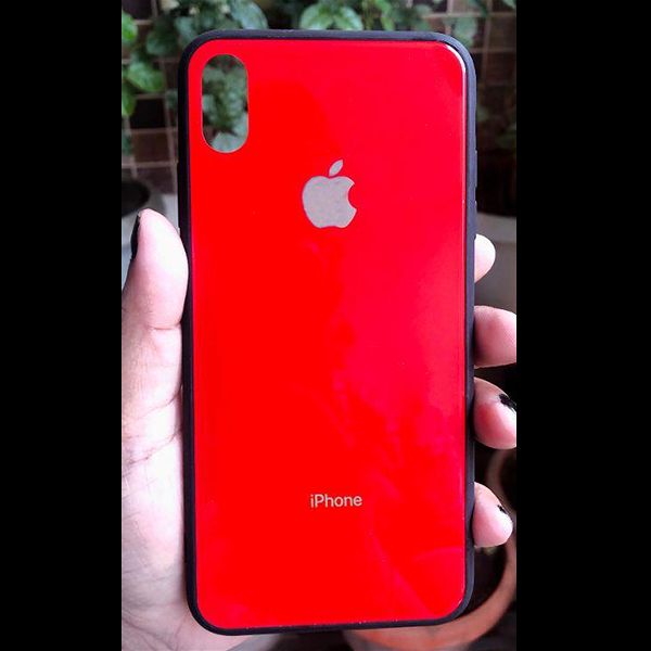 Red mirror Silicone Case for Apple iphone X/Xs