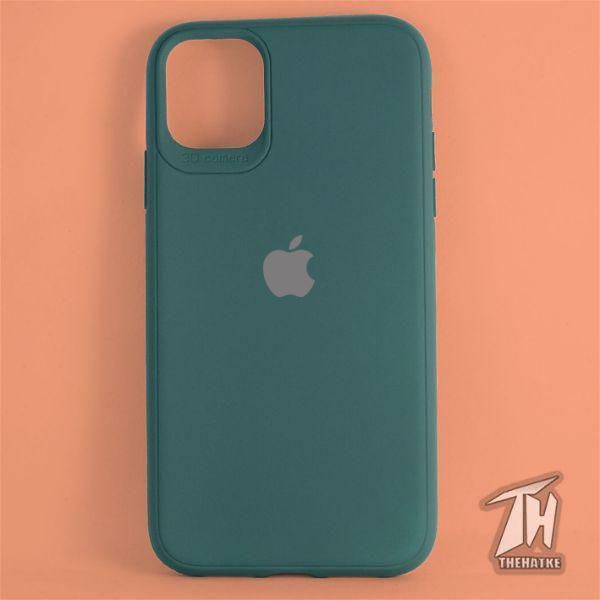 Dark Green Silicone Case for Apple iphone 11 pro