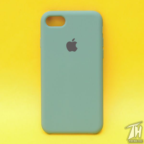 Green Original Silicone case for Apple iphone 7