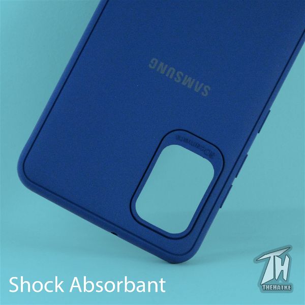 Dark Blue Silicone Case for Samsung A31