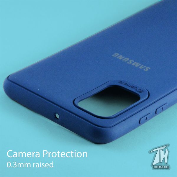 Dark Blue Silicone Case for Samsung A31