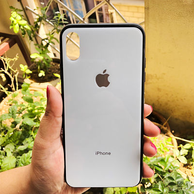 White mirror Silicone Case for Apple iphone Xs max