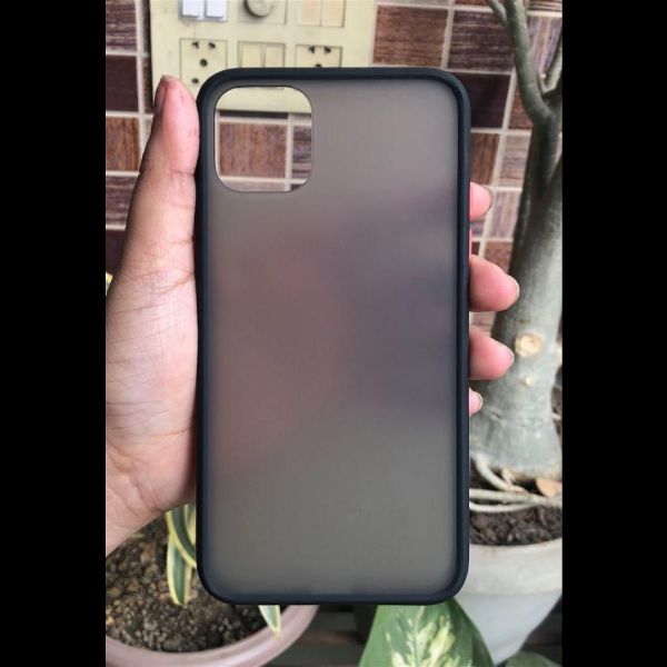 Black Smoke Silicone Safe case for Apple iphone 11 pro Max