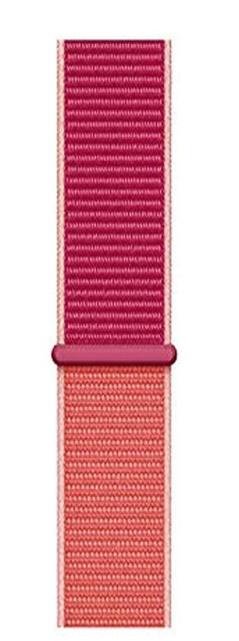 Dark Pink Nylon Strap For Smart Watch 22mm