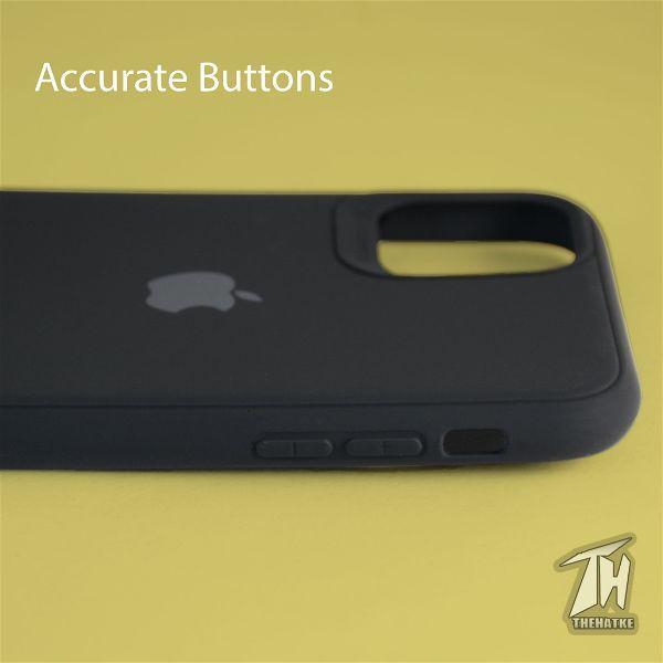 Black Silicone Case for Apple iphone 13 pro