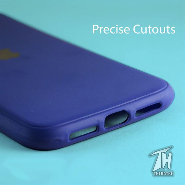 Dark Blue Silicone Case for Apple iphone 11 pro