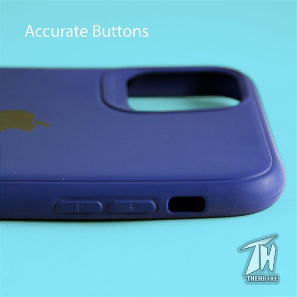 Dark Blue Bumper Silicone Case for Apple iphone 12