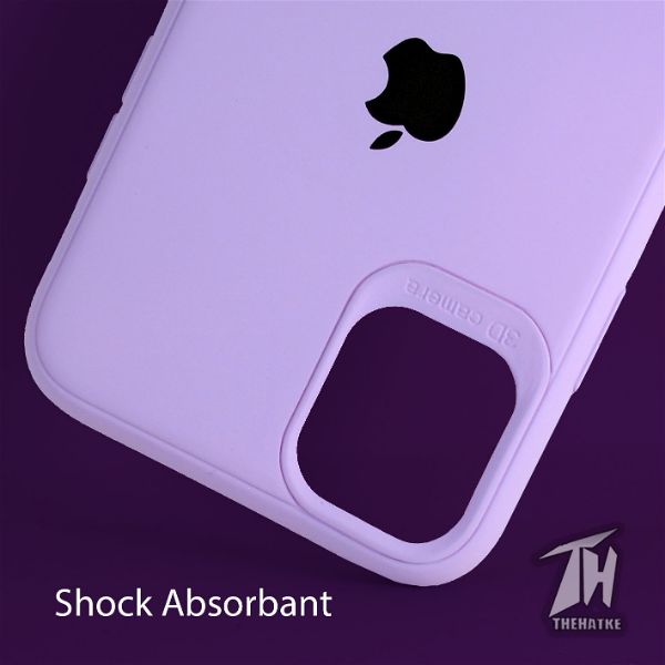 Purple Silicone Case for Apple iphone 12 pro max