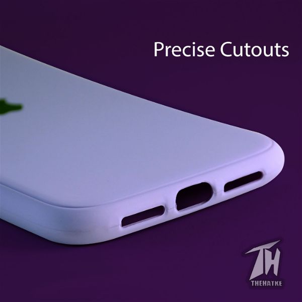 Purple Silicone Case for Apple iphone 12 pro max