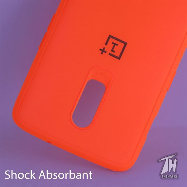 Red Silicone Case for Oneplus 7