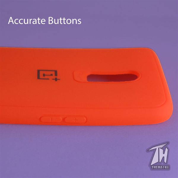Red Silicone Case for Oneplus 7
