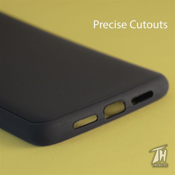 Black Silicone Case for Oneplus 7
