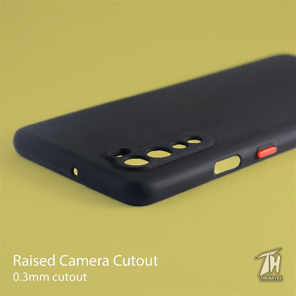 Black Smooth Silicone Case for Oneplus Nord