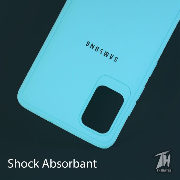 Light Blue Silicone Case for Samsung A32 4G