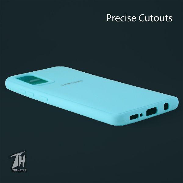 Light Blue Silicone Case for Samsung A31