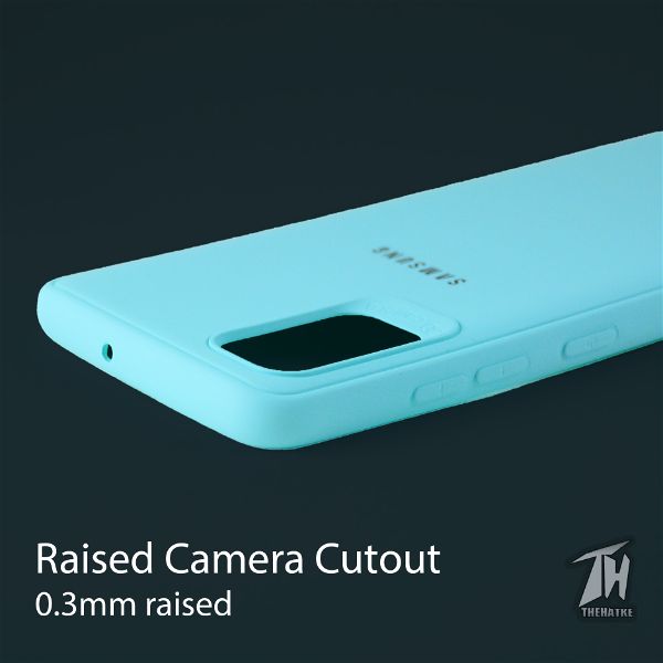 Light Blue Silicone Case for Samsung A31
