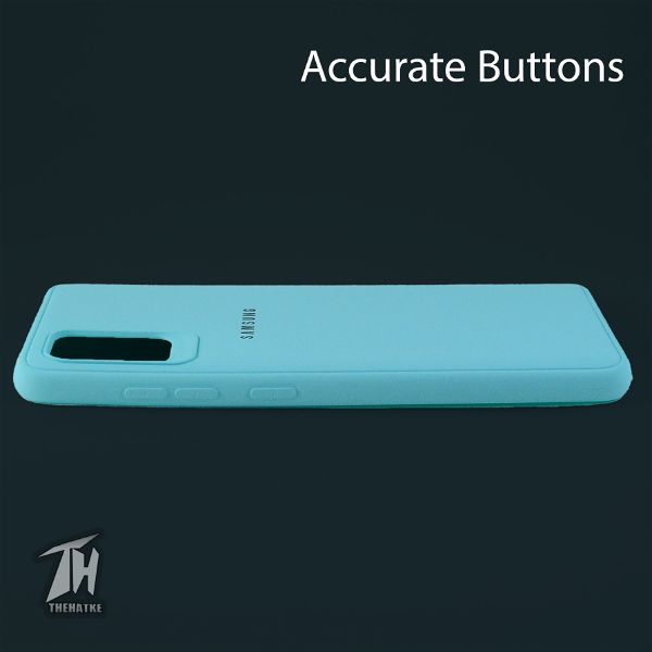 Light Blue Silicone Case for Samsung A51