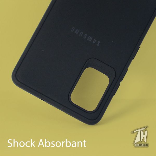 Black Silicone Case for Samsung A31