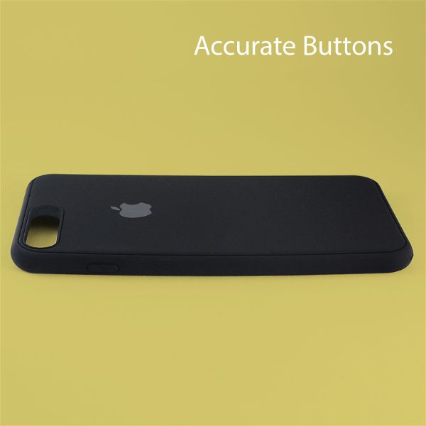 Black Silicone case for Apple iphone 7 plus