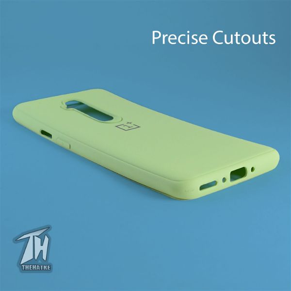 Light Green Silicone Case for Oneplus 7 pro