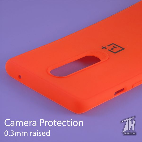 Red Silicone Case for Oneplus 8