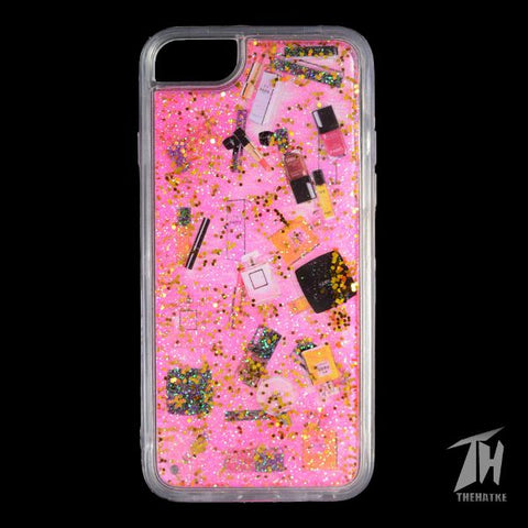 Pink Makeup Glitter Case For Apple iphone SE 2