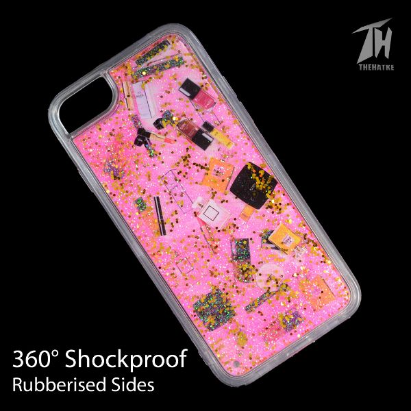 Pink Makeup Glitter Case For Apple iphone 6/6s