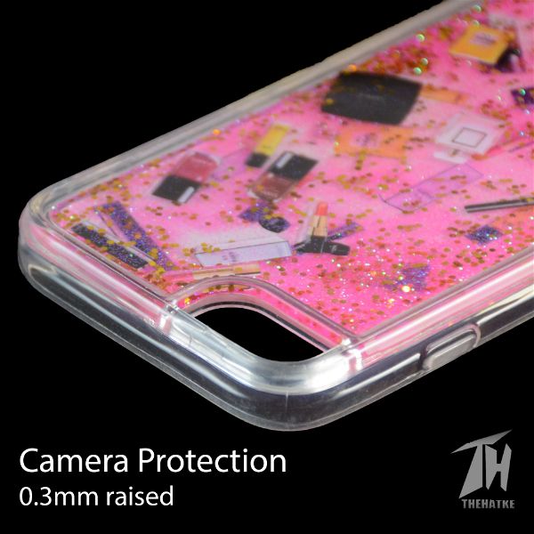 Pink Makeup Glitter Case For Apple iphone SE 2