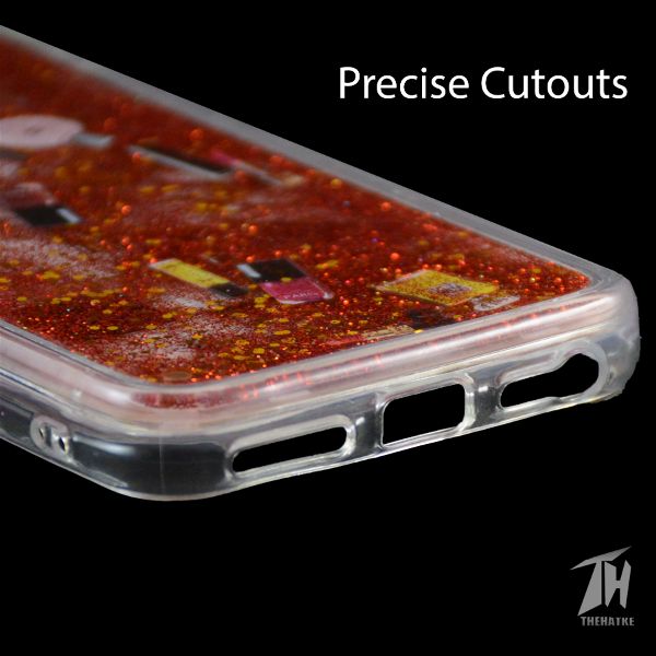 Red Makeup Glitter Case For Apple iphone 7