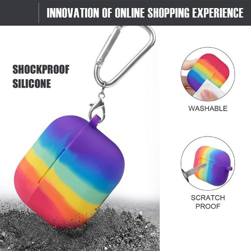 Rainbow Silicone Case For Apple Airpods 3