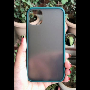 Dark Green Smoke Silicone Safe case for Apple iphone 11 pro