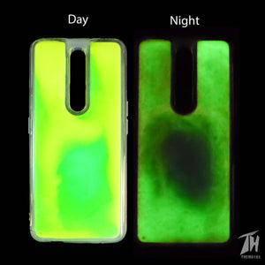 Green Glow in Dark Silicone Case for Oppo F11 pro