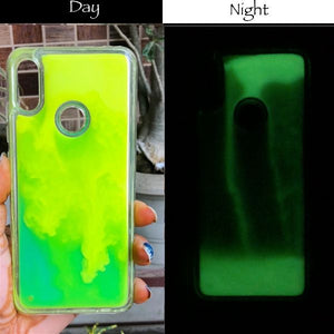 Green Glow in the dark case for Redmi note 7 pro