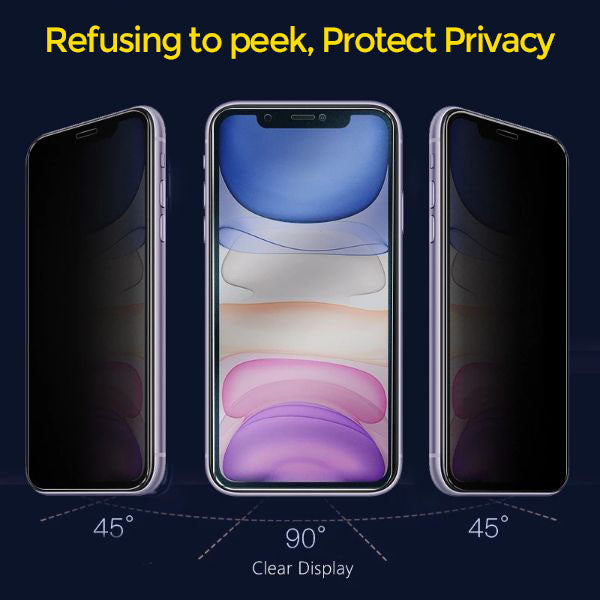 Privacy Glass Screen Protector for Apple Iphone X/Xs