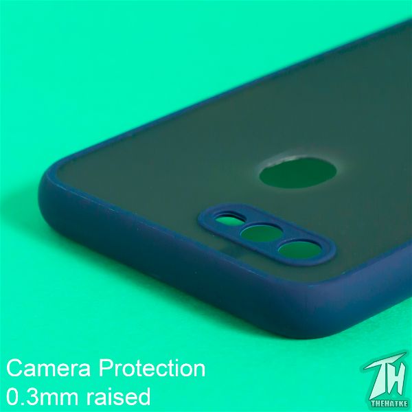 Blue Smoke Camera Safe Silicone case for Oppo A5s