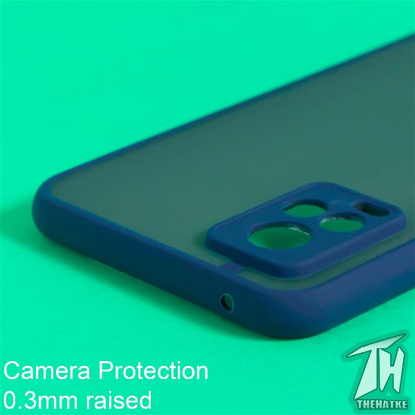 Blue Smoke Camera Safe Silicone case for Vivo V20 pro