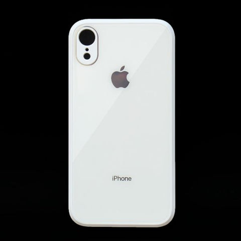 White camera Safe mirror case for Apple Iphone XR