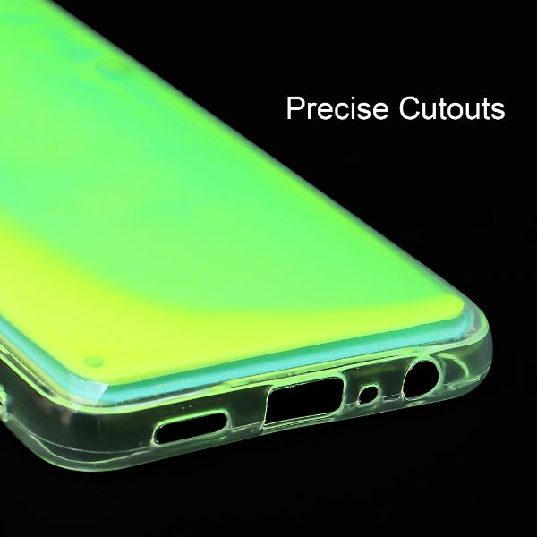 Green Glow in Dark Silicone Case for Oppo F17 Pro