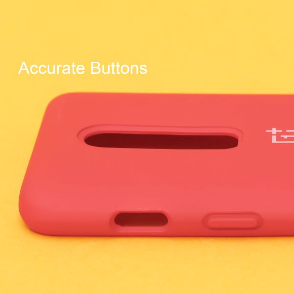 Red Original Silicone case for Oneplus 6