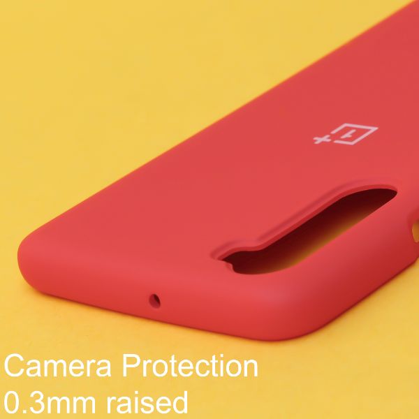 Red Original Silicone case for Oneplus Nord