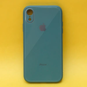 Dark green camera Safe mirror case for Apple Iphone XR