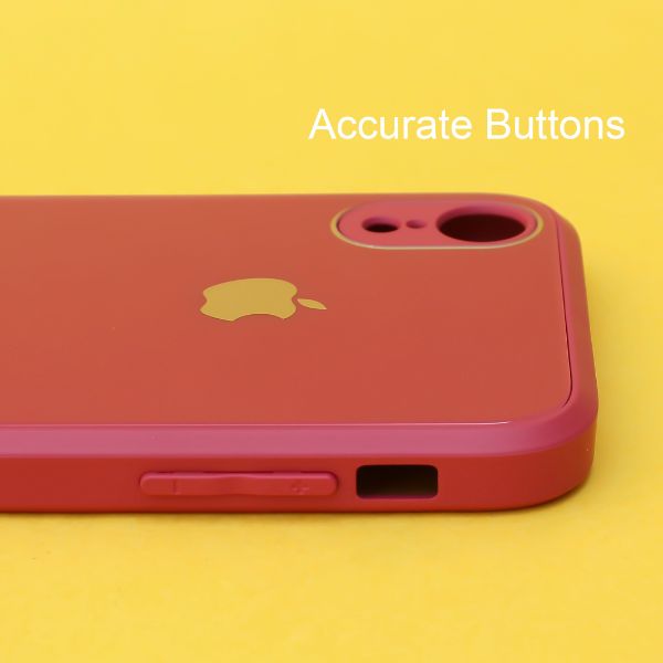 Red camera Safe mirror case for Apple Iphone XR